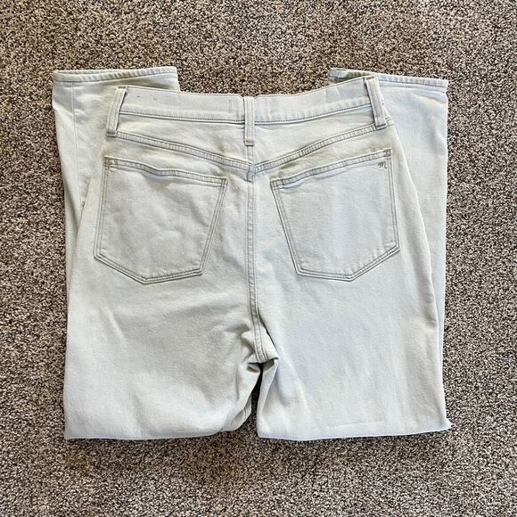 Madewell The Mom Jean in Bloomfield Wash Blue - Size: 28 - Picture 8 of 10